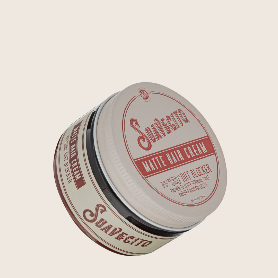 Cera mate anticaída con bloqueador DHT
suavecito