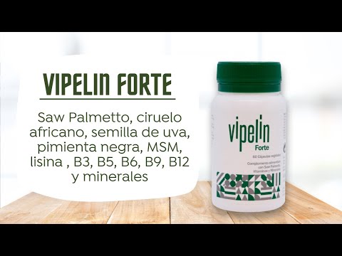 vipelin forte saw palmetto anticaída alopecia