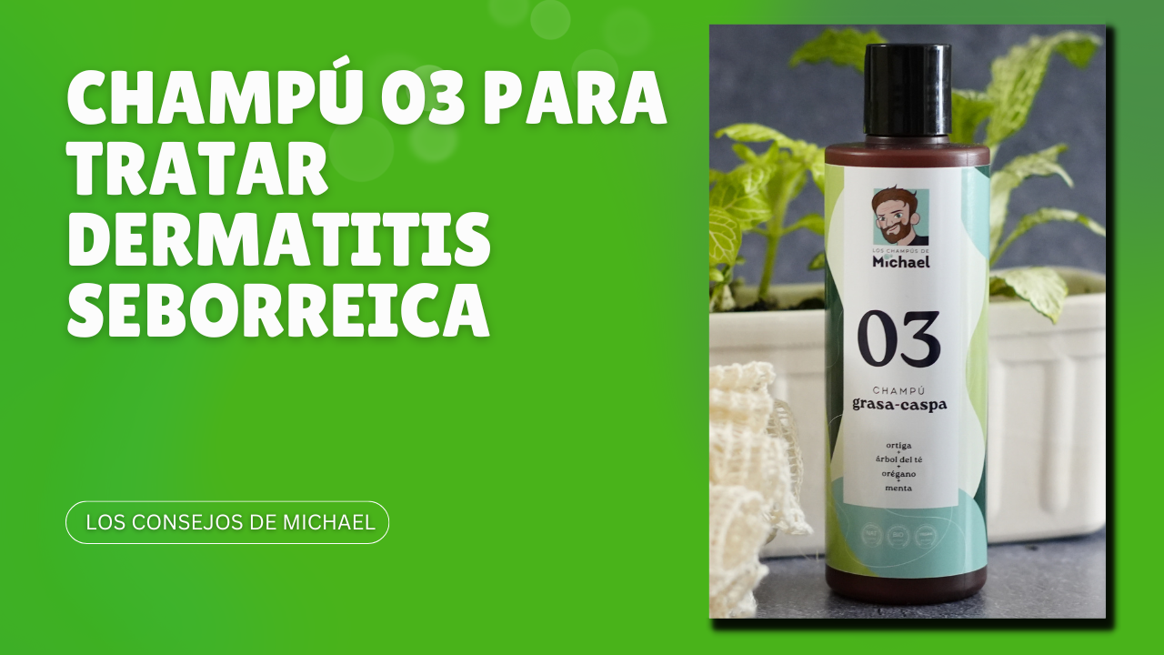 Champú 03 para la dermatitis seborreica ¿funciona? Beneficios, ingredientes y cómo usarlo