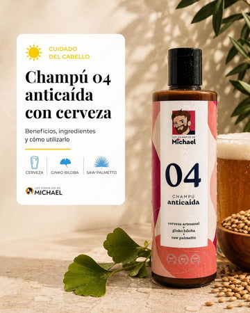 ¿Champú 04 anticaída con cerveza? Será el mejor aliado para cuidar tu pelo