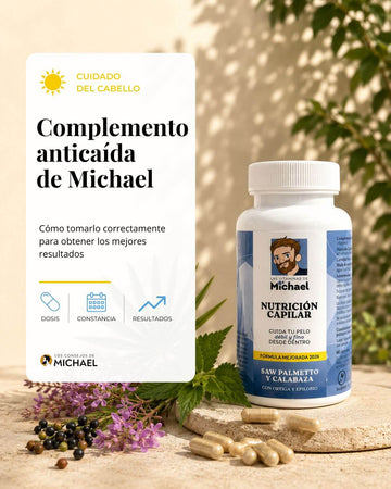 ¿Cómo tomar el complemento de Michael para combatir la caída del cabello?