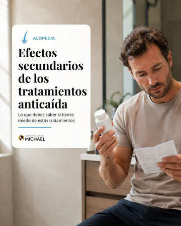 Efectos secundarios de los tratamientos anticaída