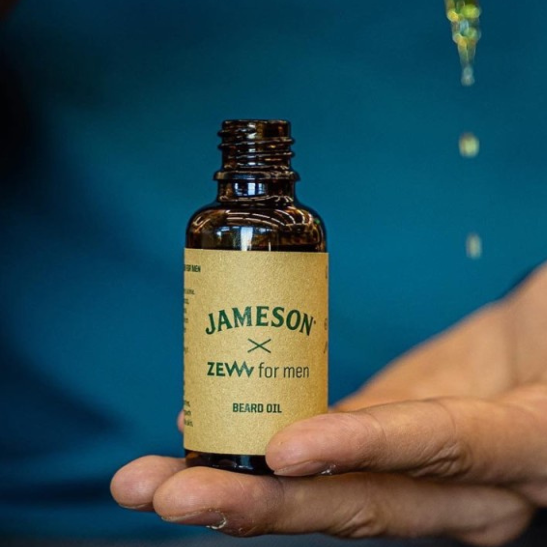 Aceite para barba Jameson Zew los consejos de michael