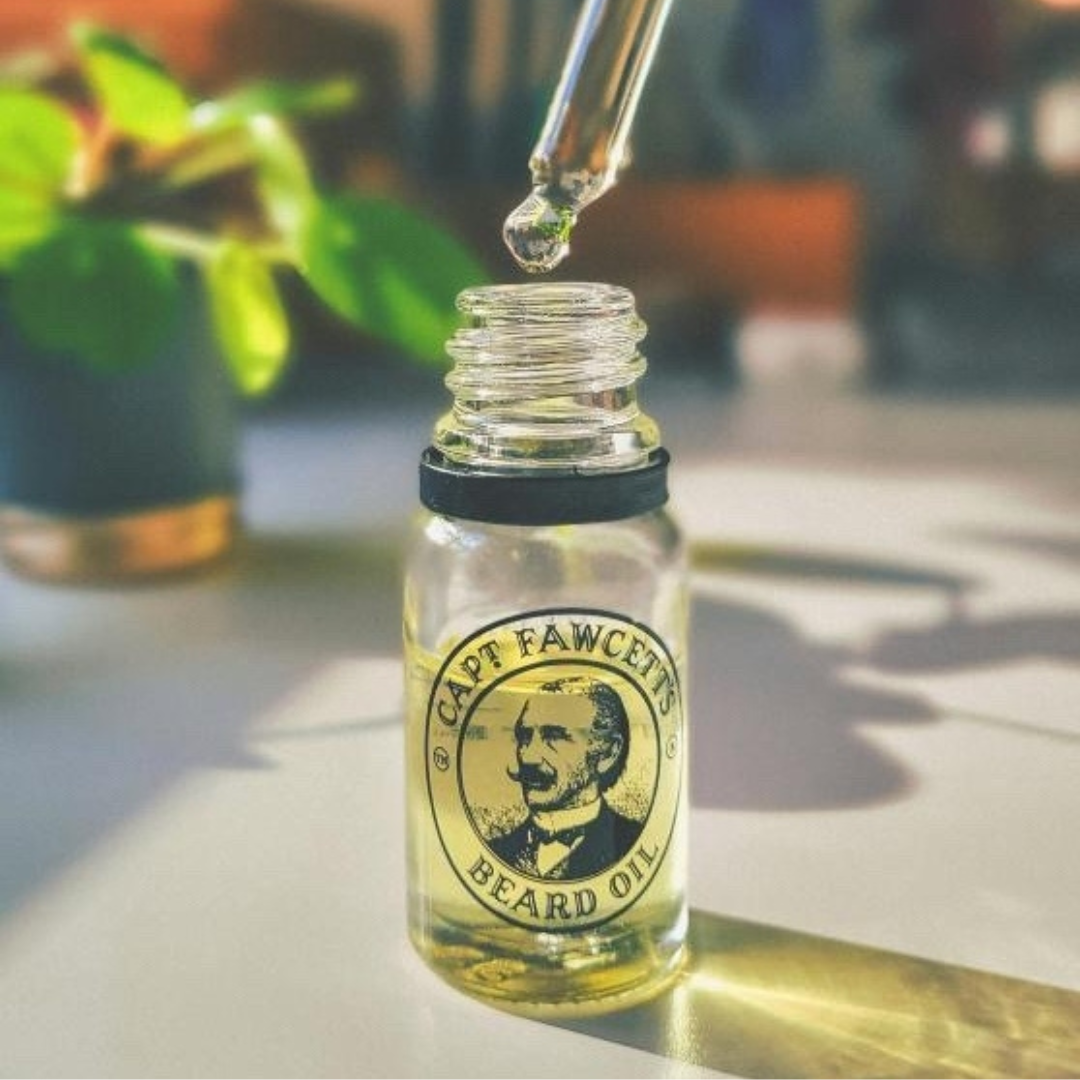 Aceite para barba Private Stock Captain Fawcett - Los Consejos de Michael