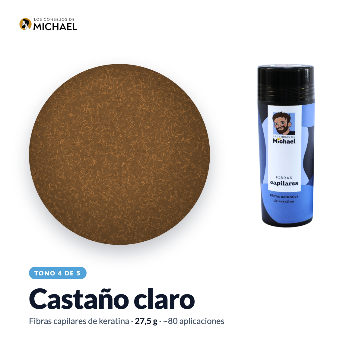 Fibras capilares de keratina natural