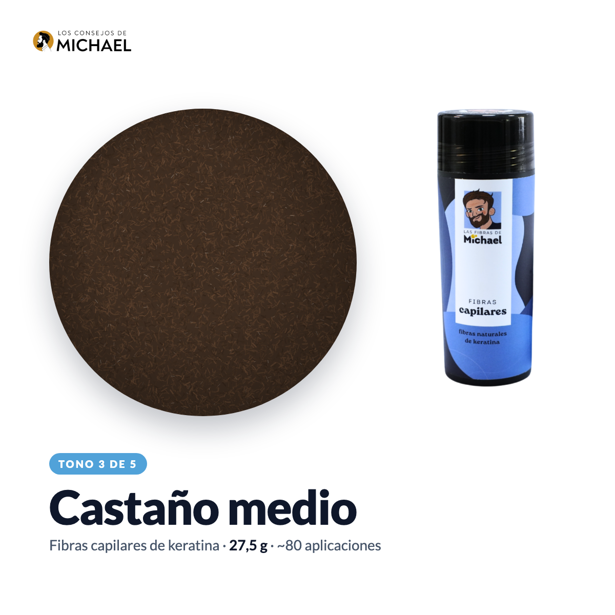 Fibras capilares de keratina natural