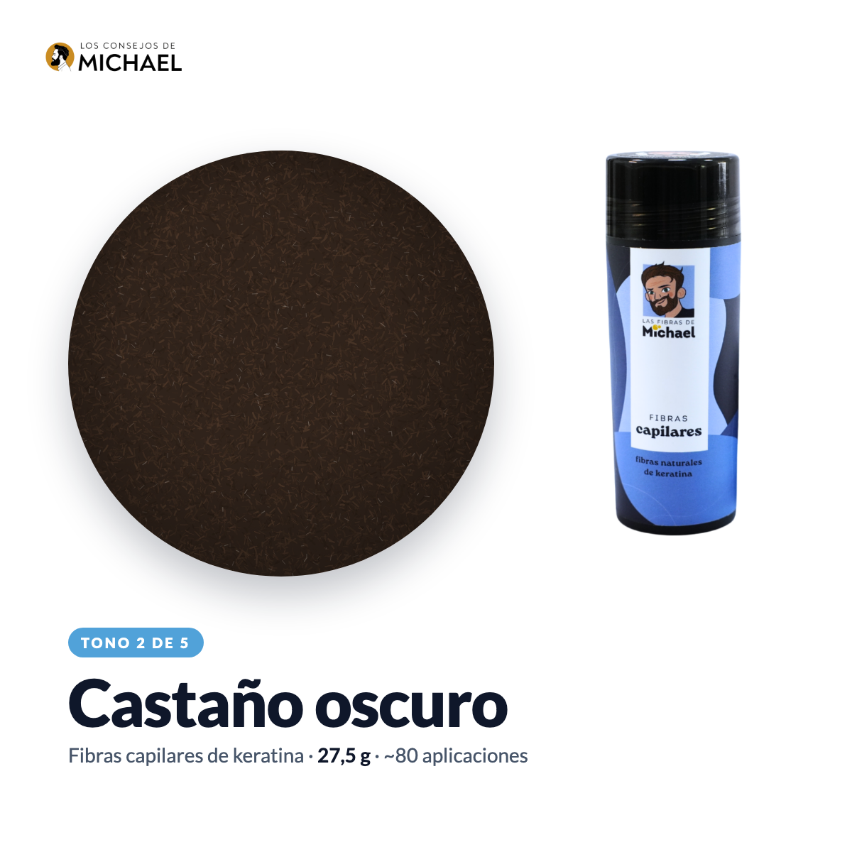 Fibras capilares de keratina natural