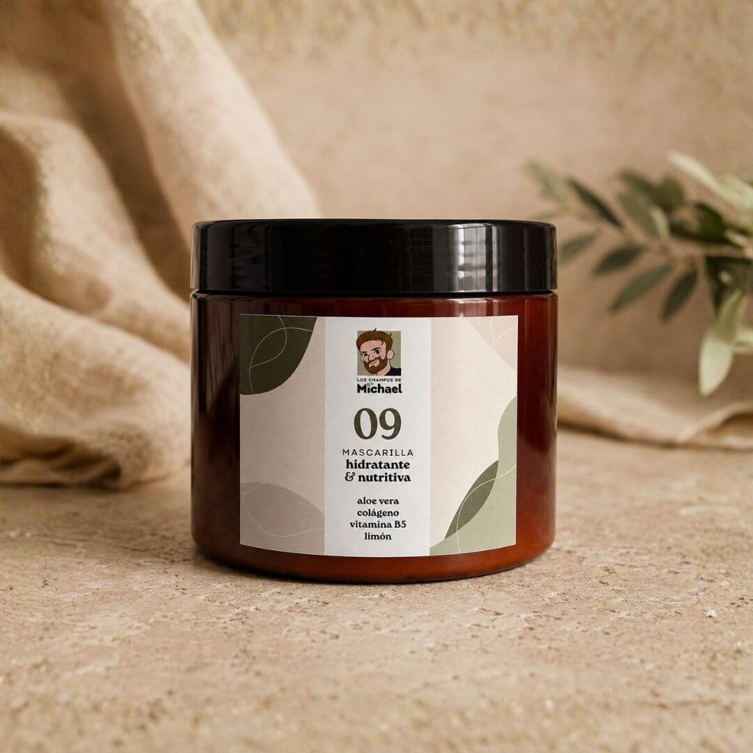 Mascarilla 09 hidratante y nutritiva con aloe vera y colágeno - Los Consejos de Michael