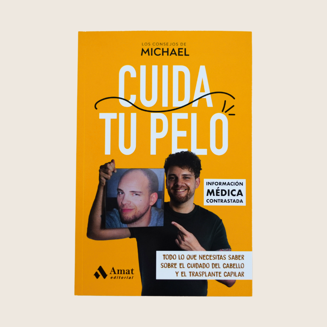 libro los consejos de michael cuida tu pelo alopecia trasplante capilar